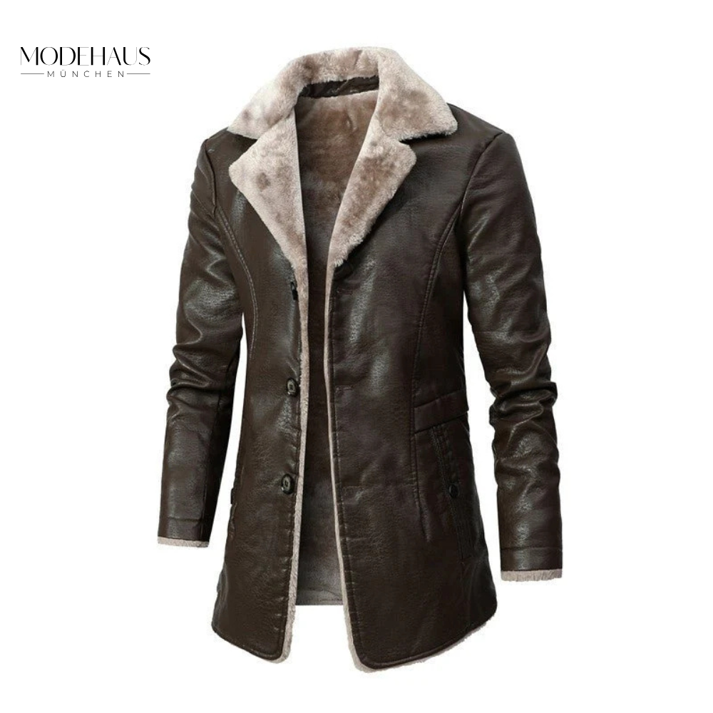 GotikGlanz | Stilvoller Wintermantel für Herren mit Eleganten Details