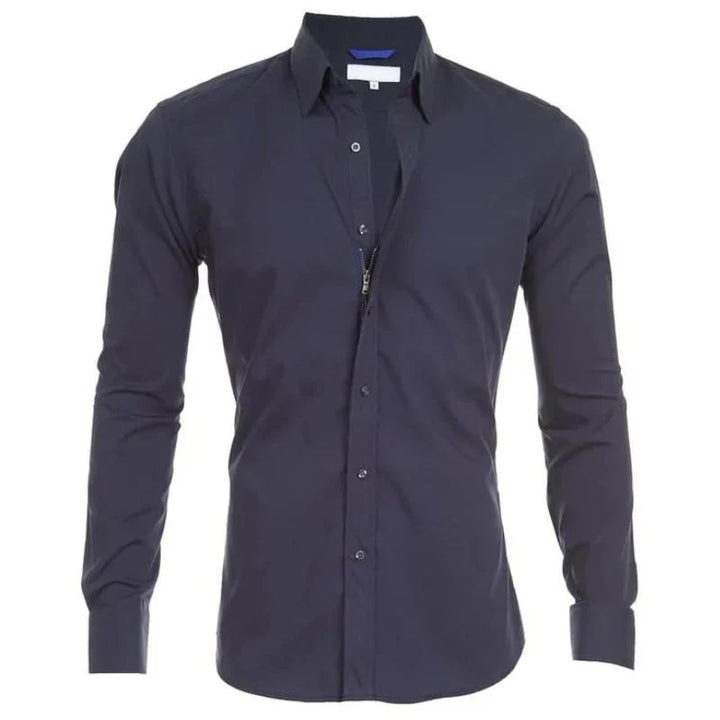 Lionel™ | Knitterfreies Zip-Up-Shirt