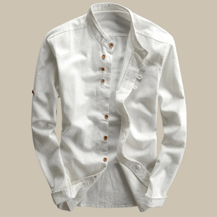 Fuji | Japanisches Slim-Fit-Hemd mit Knöpfen