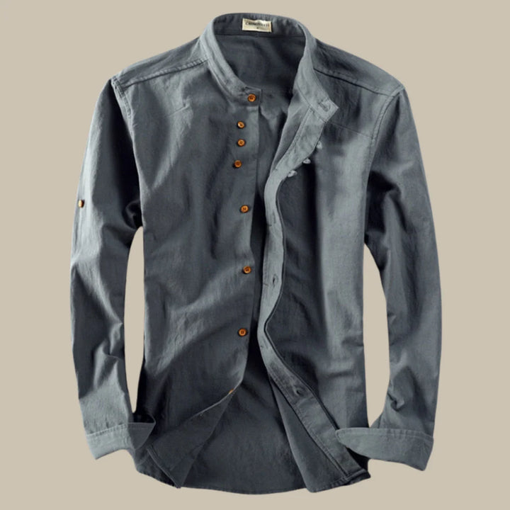 Fuji | Japanisches Slim-Fit-Hemd mit Knöpfen
