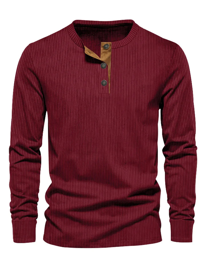 Easton™ | Klassisches Herren-Langarmshirt